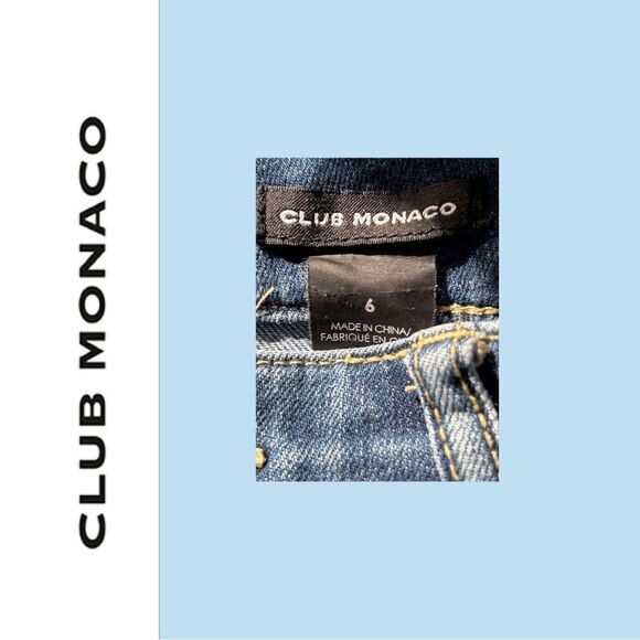 Club Monaco Women’s‎ Lightly Distressed Jeans - Size 6 - Picture 3 of 3